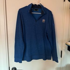 Pebble Beach blue golf pullover